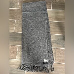 Acne studio scarf, 100% virgin wool, color grey